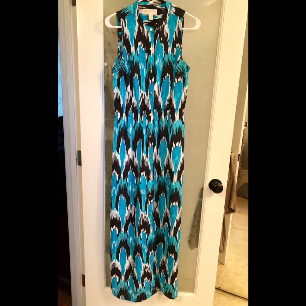 Michael Kors maxi dress w/ side slits (no belt)